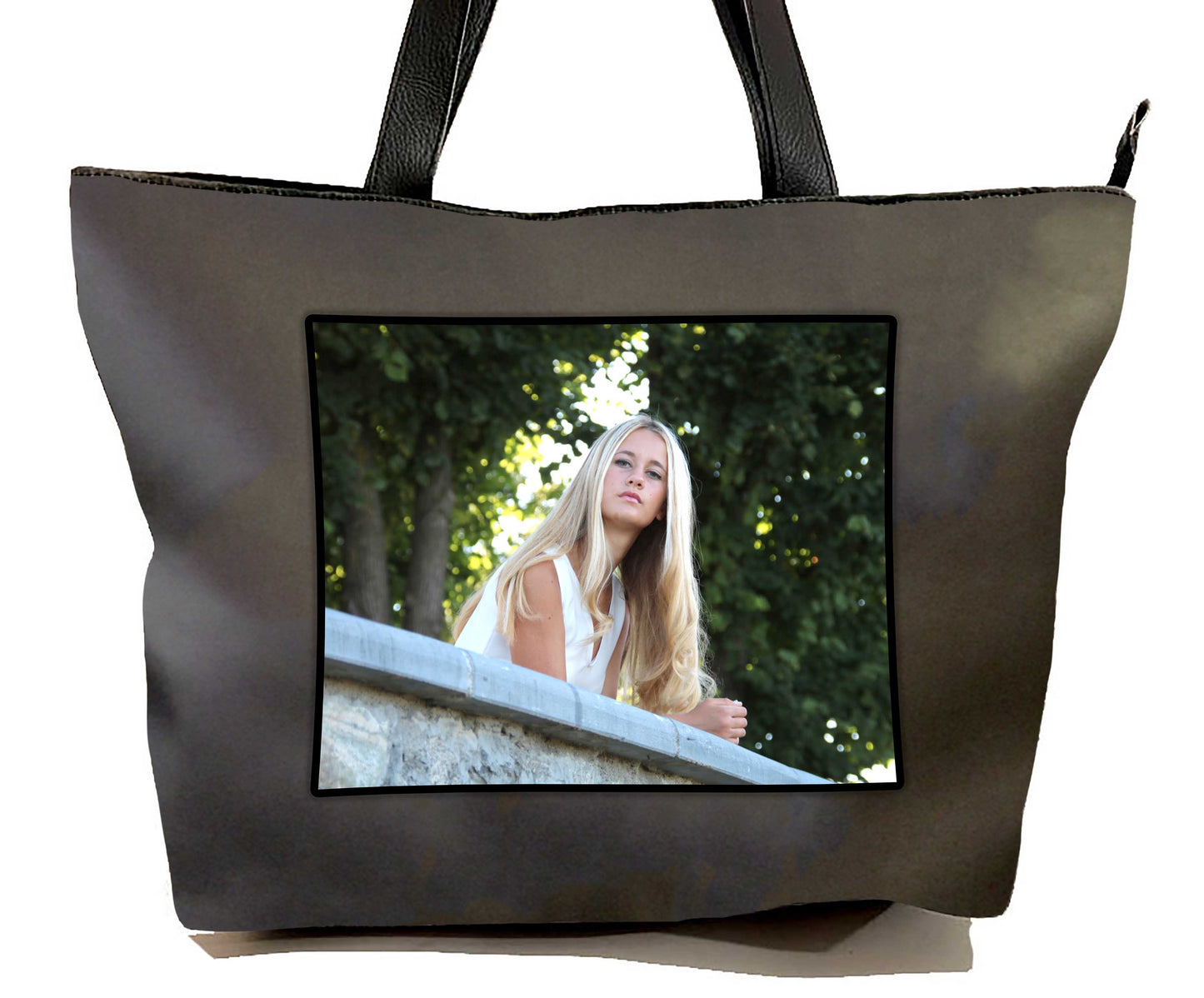 Borsa in eco pelle personalizzata con fotografie - Regali unici